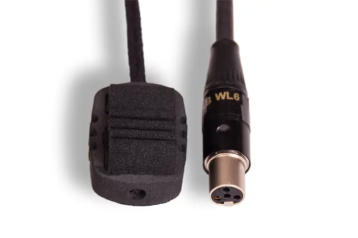 Remic V5200 LB WL6 Violin Microphone for Live Performances and Shure Bodypack Beltpack