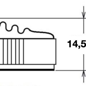 REMIC V5205 LB Live 7/8 violin microphone size diagram