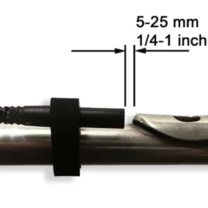 Guide to mounting Remic Microphone at right distance at a Flute